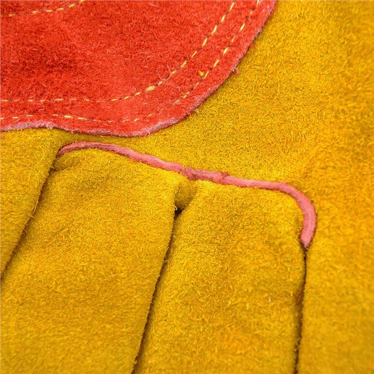 Abrasion Resistant Leather Argon Electrical Safety Work Welding Gloves